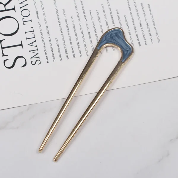 barrettes dorées
